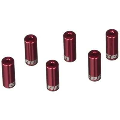 Image of Sram MTB Ferrule Kit, Includes 10 Shift 4.0 mm, 6 Brake 5.0 mm,4 Cable Tip Aluminum Red