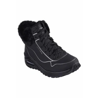 Image of Skechers Women&#039;s UNO Rugged Ankle Boot, Black, 4.5 UK