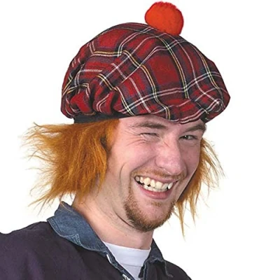 Image of Scottish See You Jimmy&#039; Hat Tartan Tammy Tam O Shanter by Collection