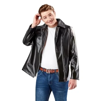 Image of Rubies 17191 Grease T birds Costume Jacket Adult Sized, Solid, As Shown, Plus