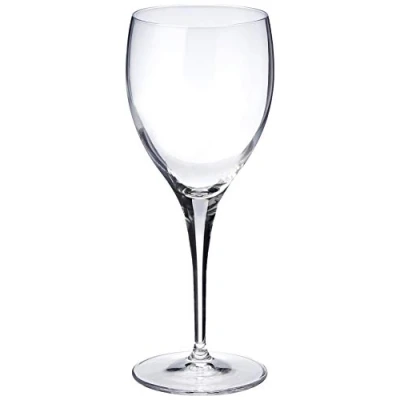 Image of Luigi Bormioli Large Wine Glasses Set of 4 Michelangelo Masterpiece Crystal 380ml, Dishwasher Safe Glassware with Titanium Reinforced Stems, Gift Box Included, Made in Italy