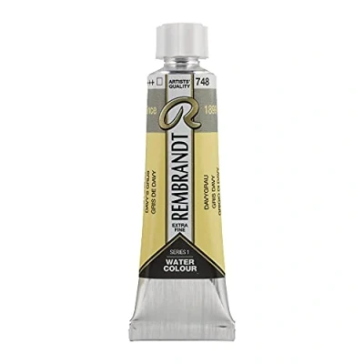 Image of Rembrandt Watercolour Tube 10 ml Davy&#039;S Grey 748