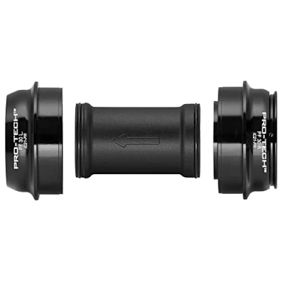 Image of Campagnolo Ekar Pro Tech Bottom Bracket Cups, PF30 (68 x 46), Black