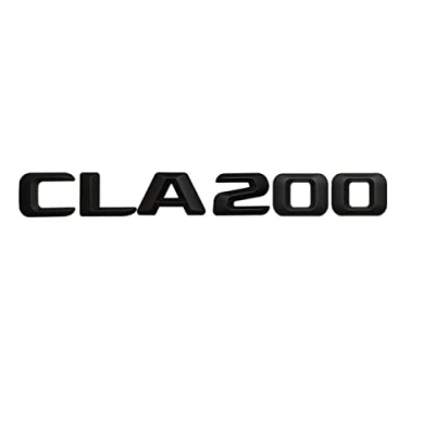 Image of Matt Black &quot; CLA 200&quot; Car Trunk Rear Letters Word Badge Emblem Letter Decal Sticker Fit For Mercedes Benz Class CLA200