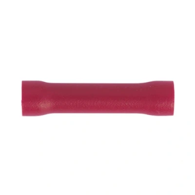 Image of Sealey Butt Connector Terminal Ø3.3mm Red Pack of 100