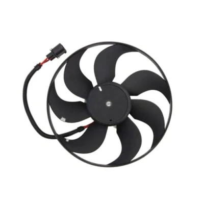 Image of 1C0959455A Cooling fan NISSENS 85726 345mm 12V without radiator shroud, resistor control unit VOLKSWAGEN: New Beetle Hatchback