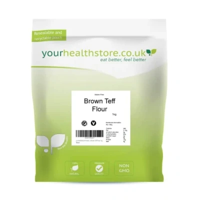 Image of yourhealthstore Premium Gluten Free Brown Teff Flour 1kg