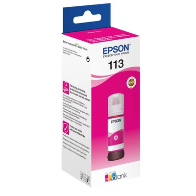 Image of Epson EcoTank 113 Magenta Genuine Ink Bottle, 70 ml