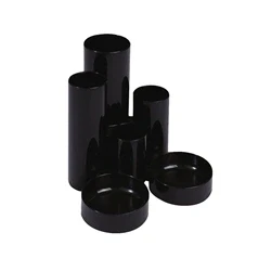 Image of Q Connect Desk Tidy Black Ref KF10040