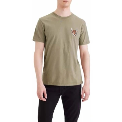 Image of Dockers LOGO TEE Print Tshirt, Men&#039;s, Size: XXL, Khaki