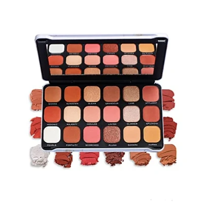 Image of Makeup Revolution, Forever Flawless, Eyeshadow Palette, Decadent, 18 Shades, 19.8g