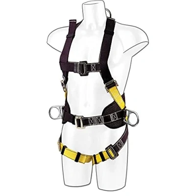 Image of Portwest 2 Point Comfort Plus Harness, Size: One Size, Colour: Black, FP15BKR