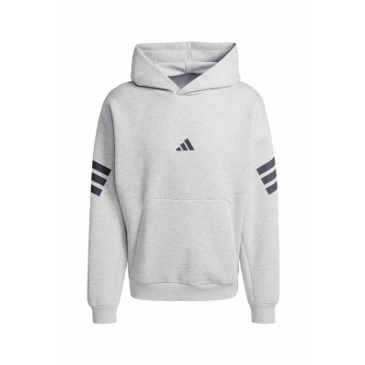 Image of adidas Performance M FI 3S HD Hoodie, Men&#039;s, Size: Large, Medium grey heather