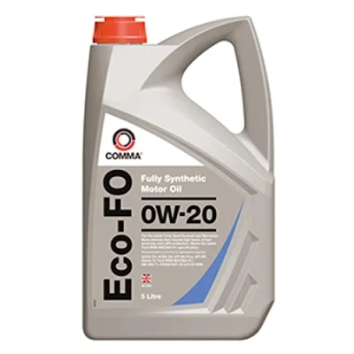 Image of Comma Eco FO 0w 20 0w20 Fully Synthetic Car Engine Oil 5 Litres 5L