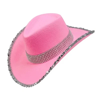Image of W WIDMANN MILANO Party Fashion Cowgirl/Cowboy Hat Western Carnival Accessory Stag