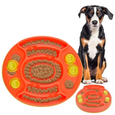 Image of K9 Pursuits Forage Slider 2 in 1 Anti Gobble Feeder and Interactive Game