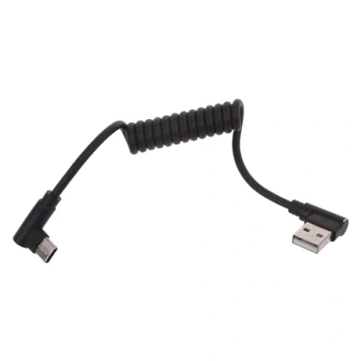 Image of LIUANDS USB C Cable Fast Charging 60W Coiled to Cord for Car Data
