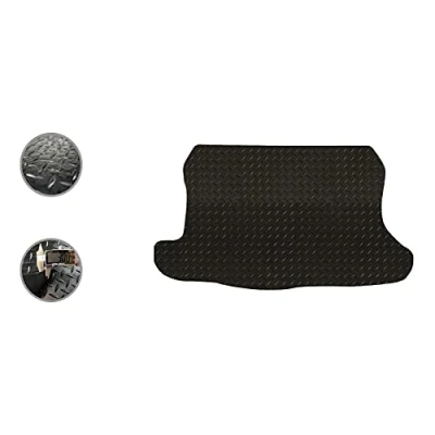 Image of Car Mat Co Tailored Fit Black Heavy Duty Rubber Boot for Ford Fusion 2002 12