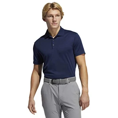 Image of adidas Golf Mens Performance Polo Shirt Collegiate Navy XL