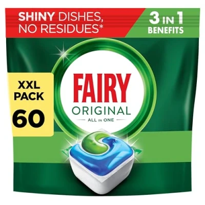 Image of Fairy Original All in One Auto Dishwashing Tablet 60CT