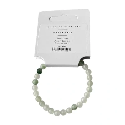 Image of VIE Crystal Bracelet, 6mm, Green Jade