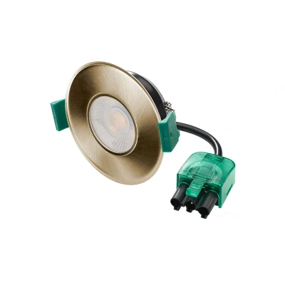 Image of Antique Brass Bezel for Duo Geo and Primo Downlights Bell Lighting Firestay