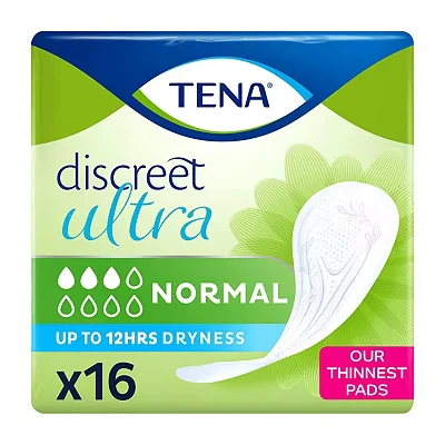 Image of TENA Discreet Ultra Normal Pads 16s