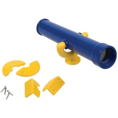 Image of Kids Childrens Toy Telescope perfect for Climbing Frames, Tree House Play Dens Garden Fun (Blue)