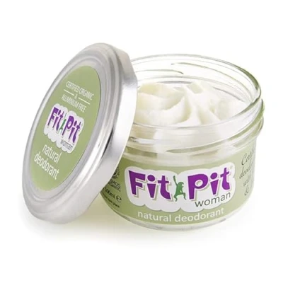 Image of Fit Pit natural deodorant 100ml certified organic aluminium free plastic log lasting protection vegan &amp; eco friendly (Rosemary bergamot)