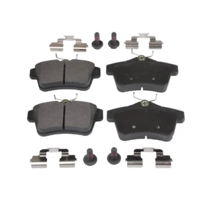 Image of 1608520680, 1608681680, 1611838080, 1616872780, 1617272680 Brake pad set BLUE PRINT ADP154207 Rear Axle with screw PEUGEOT: 3008 I, RCZ Coupe