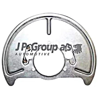 Image of 251407340A Brake Disc Back Plate JP GROUP 1164200380 Front Axle Right VOLKSWAGEN: TRANSPORTER 3