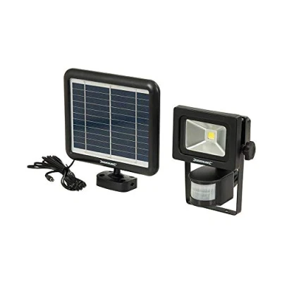 Image of Silverline COB LED Solar Powered PIR Floodlight