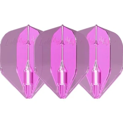 Image of L Style Champagne Flight Fantom Shape Colour Pink
