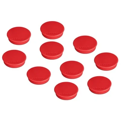 Image of Tacking Magnet Size 38 MM Adhesive Force 1500g Red 10 Pieces
