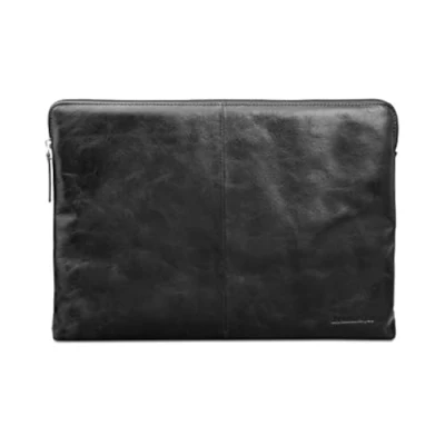 Image of Dbramante1928 &quot;Skagen Sleeve&quot; Leather Protective Case for Apple Macbook 13 Inch Black