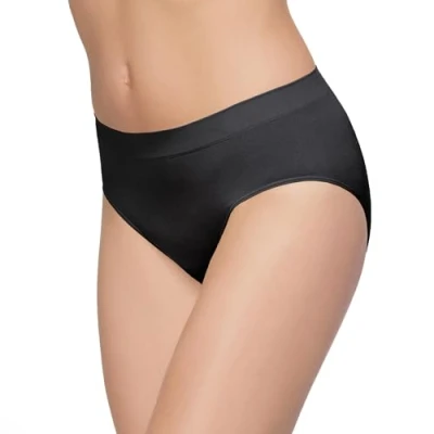 Image of Wacoal Women&#039;s B Smooth Brief Panty, Black, X Large