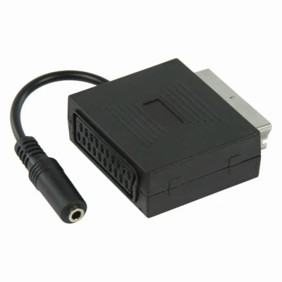 Image of Scart Adapter With Stereo Audio (Scart male to 3.5mm jack female) 0.20m