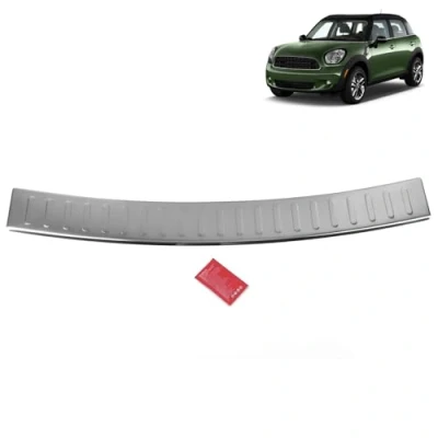 Image of ROBUST Chrome Rear Bumper Protector Stainless Steel for Mini Countryman R60 2010 2017