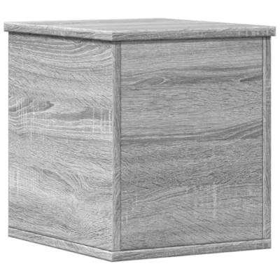 Image of vidaXL Storage Box Grey Sonoma 30x35x35 cm Engineered Wood