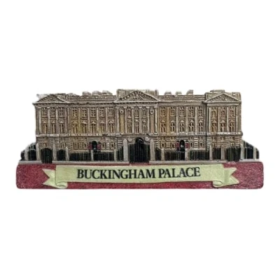 Image of London Fridge Magnet Buckingham Palace Souvenir UK GB Queen Elizabeth Royal Home