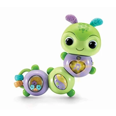 Image of VTech Twist &amp; Explore Caterpillar, Musical Toys for Baby Girls Boys, Interactive Toy with Lights and Sounds, Motor Skill Kids, Ages 3 Months +, English Version