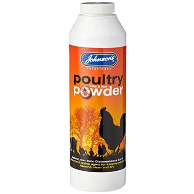 Image of Johnsons Poultry Mite &amp; Lice Powder,White