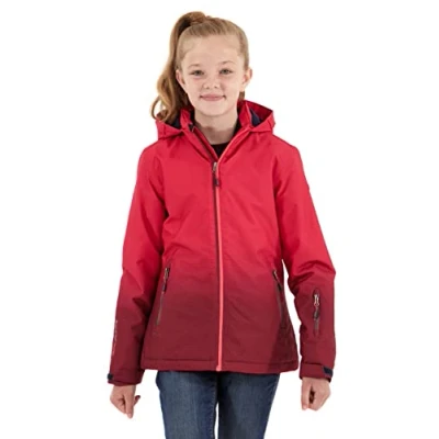 Image of Killtec Girls&#039; Lynge Grls Jacket E Functional with Hood and Snow Guard