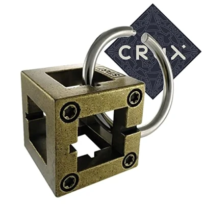 Image of Hanayama Cast Box Puzzle Level 2 of 6 Fairly Hard Includes Crux Sticker