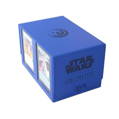 Image of Gamegenic Star Wars Unlimited Double Deck Pod Blue Trading Card Accessory
