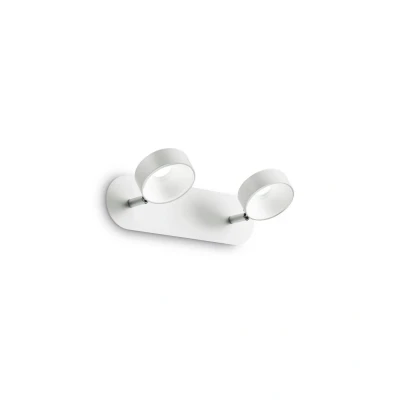Image of Oby LED 2 Light Wall White