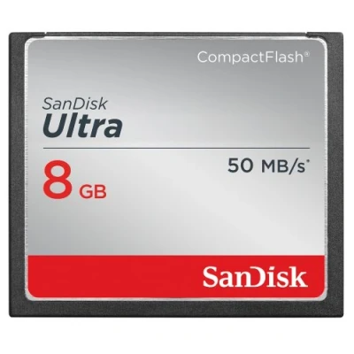 Image of Sandisk Ultra Compact Flash Memory Card 8 GB 50 MB/s (SDCFHS 008G J35)