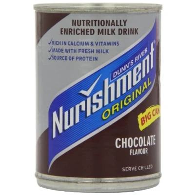 Image of Dunns River Nurishment Original Chocolate 400 g (Pack of 12) (Package may vary)