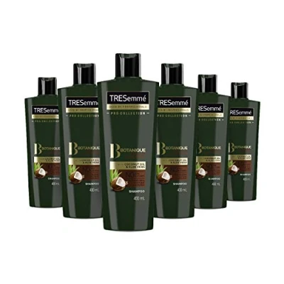Image of Tresemme Pro Collection Botanique Nourish and Replenish no Dyes or Silicones Shampoo for Dry Hair 400 ml Pack of 6