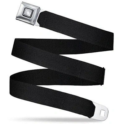 Image of Buckle Down Starburst Unisex Adult Seatbelt Belt Black Regular 1.5 Inch Wide Fits Trousers Size 24 38, black, 1.5&quot; Pant 38